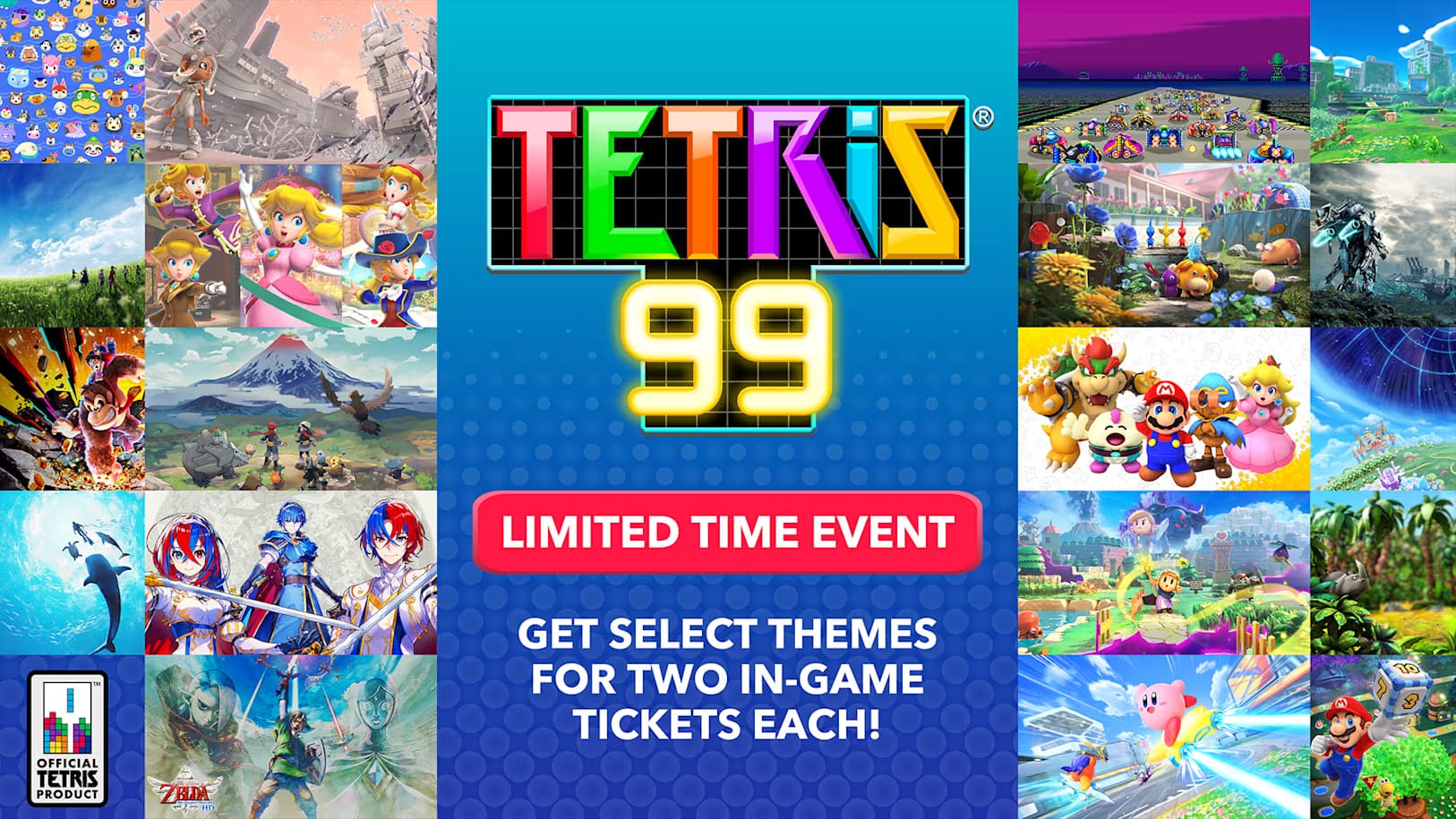 Tetris 99 Event Brings Old Themes Back to the Shop for a Low, Low Price